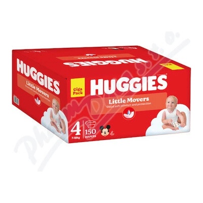 HUGGIES Little Movers 4 7-18kg 150ks
