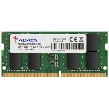 Adata DDR4 16GB 2666MHz CL19 (1x16GB) AD4U266616G19-SGN