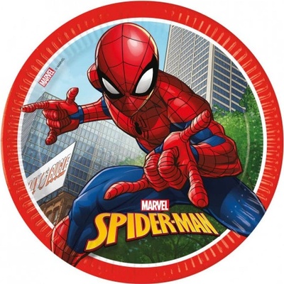 Procos Papierové taniere EKO Spider man 23 cm