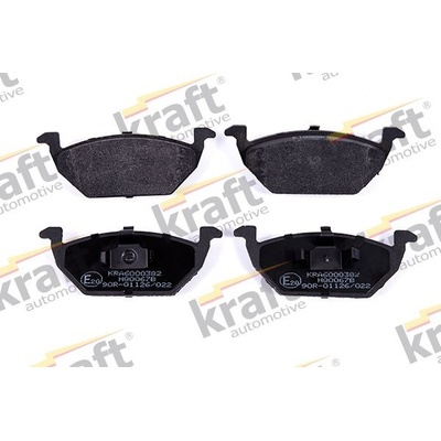 Sada brzdových destiček, kotoučová brzda KRAFT AUTOMOTIVE 6000382