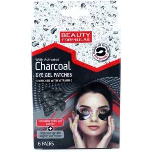 Beauty Formulas Възстановяващи гел пластири за околоочния контур с активен въглен 6 чифта