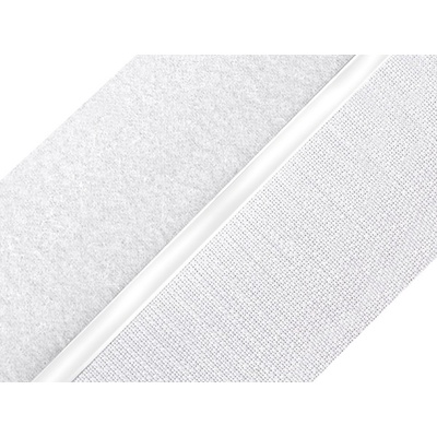 Prima-obchod Suchý zip háček + plyš samolepicí šíře 80 mm, barva bílá