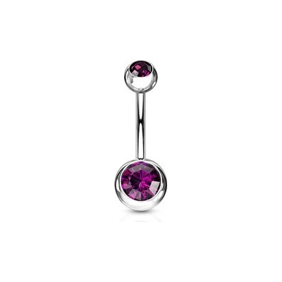 Šperky4U piercing do pupíku banánek titan TIT1001-A