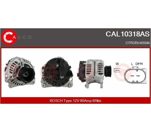 ALTERNATOR 12V 90A