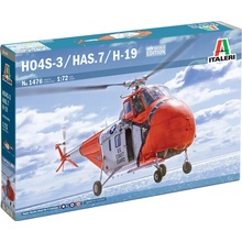 ITALERI Model Kit vrtulník 1476HAS22 / HO4S 3 / H 19 1:72