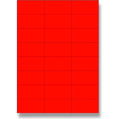 Rayfilm R01320527A 70 x 36 mm 2400 etiket červená fluo