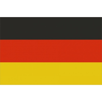 Samolepka - vlajka Německo - 6 x 4 cm – Zboží Dáma