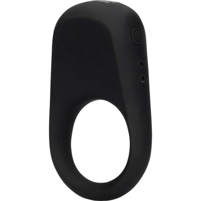 Shots Loveline - презареждащ се вибро пръстен за пенис (черен)
