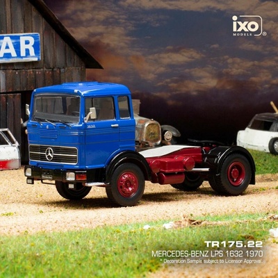 IXO Mercedes-Benz LPS 1632 1970 Modrá 1:43