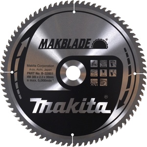 Makita нож за дърво MAKBLADE 305x2.3x30 мм 80 зъба B-32851 (B-32851)