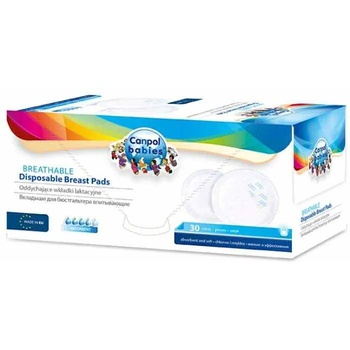 Image 1 of Canpol Подплънки за кърмачки с лепенка Canpol, 30 броя (1/653c)