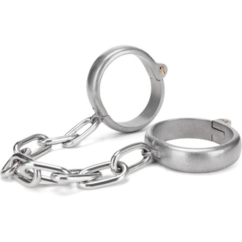 Prowler Red Heavy Duty Hand Cuffs Silver