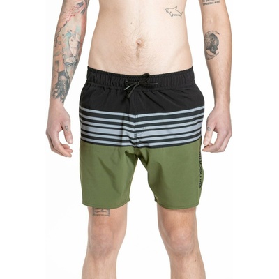Meatfly мъжки бански Keith Boardshorts 17" Olive / Black | Зелена | Размер Meatfly | Zelen | МЪЖЕ | M