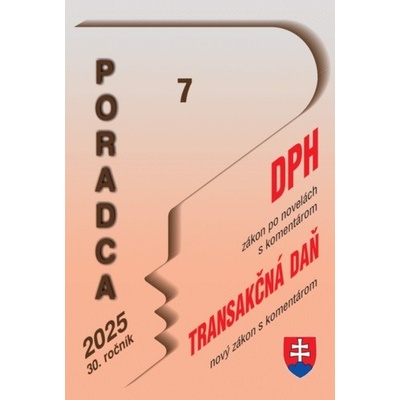 Poradca 7/2025 - DPH (s komentárom po novele) - kolektív autorov