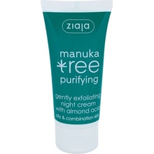 Ziaja Manuka Tree Purifying exfoliačný nočný krém proti akné ( Oily & Combination Skin 50 ml