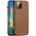 Dux Ducis Grit Faux Leather MagSafe Case - дизайнерски кожен кейс с MagSafe за iPhone 14 (кафяв)