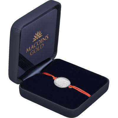 Macoins gold Сребърна гривна Архангел Михаил