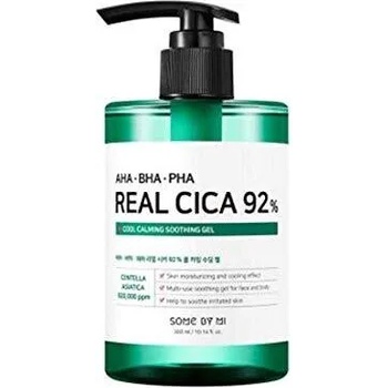 Some By Mi AHA BHA PHA Real Cica 92% Cool Calming Soothing Gel, успокояващ и хидратиращ гел за лице (8809647391098)