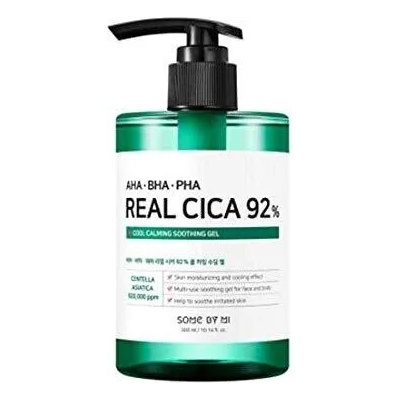 Some By Mi AHA BHA PHA Real Cica 92% Cool Calming Soothing Gel, успокояващ и хидратиращ гел за лице (8809647391098)