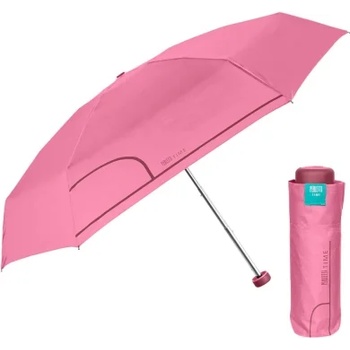 Дамски неавтоматичен мини чадър Perletti Time 26295, Розов