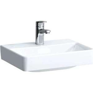 Laufen Pro S - Умивалник, 45x34 см, 1 отвор за смесител, без преливник, бял H8159610001561 (H8159610001561)