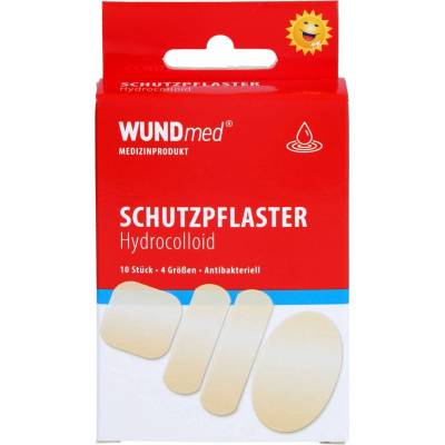 WUNDmed Hydrokoloidná náplasť 4 veľkosti 10 ks