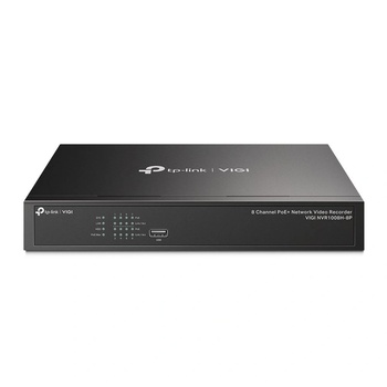 TP-Link VIGI NVR1008H-8P мрежои видеорекордер (NVR) Черен (VIGI NVR1008H-8P) (VIGI NVR1008H-8P)