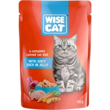 Wise Cat s šťavnatým kačacím mäsom 100 g