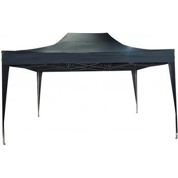 UNI Сгъваема градинска шатра, 300x450 см, черна / червена, полиестер (MD 35528054)