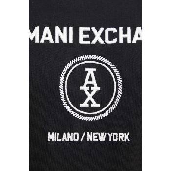 Giorgio Armani Памучна тениска Armani Exchange в черно с апликация 6DZTLC ZJ9JZ (6DZTLC.ZJ9JZ)