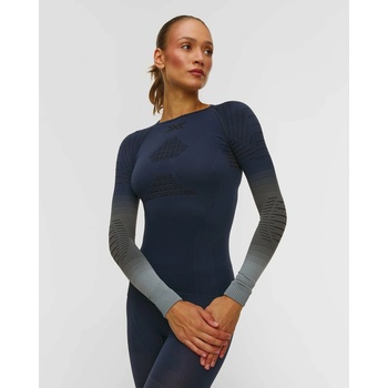 X bionic Dámské Termotričko Invent Graphics 4.0 V Modré A Šedé