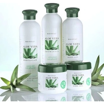 Bio-Vital BV5 Aloe Vera tlov mlko 250 ml + tlov gel 250 ml + sprchov  gel 250 ml + krm 125 ml + Chladiv gel 125 ml drkov sada - Heureka.cz