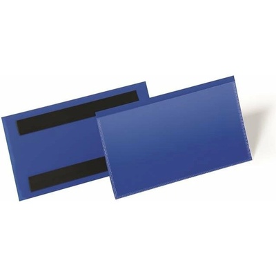 Logistické vrecko, 150 x 67 mm, horizontálne, DURABLE, s magnetom, tmavomodrá