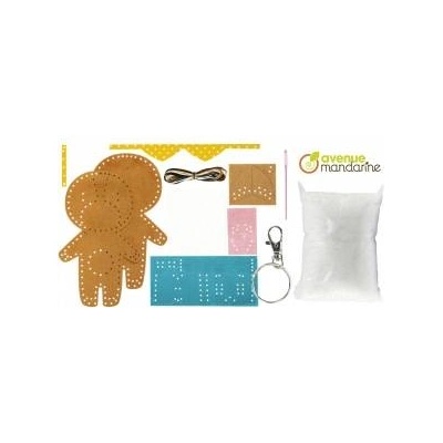 Clairefontaine Set Dog Tom Sewing Keychain