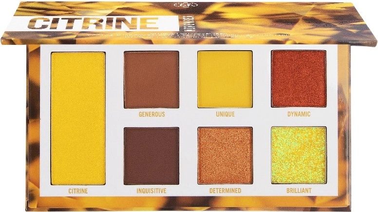 BH Cosmetics BH 7 Color Shadow Palette Citrine For November Сенки палитра 9gr