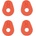 Levy's Ring Block Orange Strap-Lock/Страп лок (LVY-RINGBLOCK-OR)