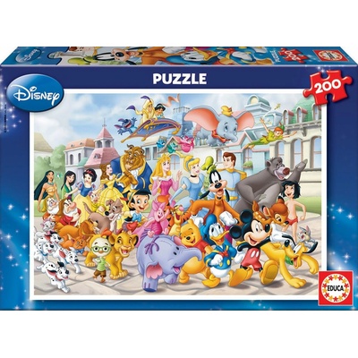 Educa Průvod postaviček Disney 200 dílků