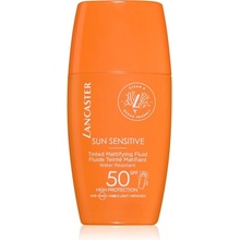 Lancaster Sun Sensitive Tinted Mattifying Fluid voděodolná zmatňující emulze SPF50 30 ml