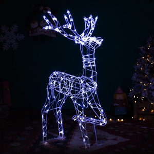Brilagi - Външна LED коледна украса LED/3, 6W/31/230V 6500K 105 cm IP44 елен (BG2462)