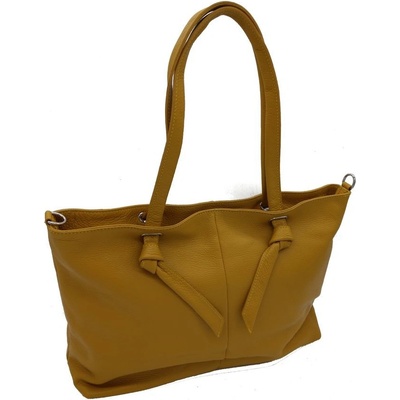 Donatella dámská kožená kabelka 714519 SENAPE