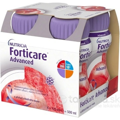 Forticare Advanced Mango/broskev 4 x 125 ml