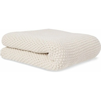 Bonjourbébé detská pletená deka z organickej bavlny Beige
