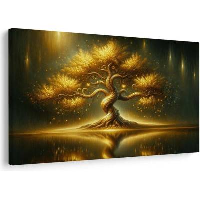 Obraz zářící strom života v noci - 90x60