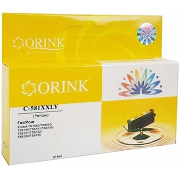 Orink Касета за Canon Pixma TR7550/TR8550/TS6000 Series/TS705/TS8000 Series/TS9000 Series - Yellow - HCLI581XXLY - Orink - Неоригинална (HCLI581XXLY)