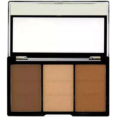 Makeup Revolution Ultra Sculpt & Contour Kit paletka na tvář Ultra Light/Medium C04 11 g