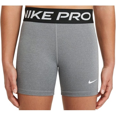 Nike Pro 3in Shorts carbon heather/white – Zboží Dáma