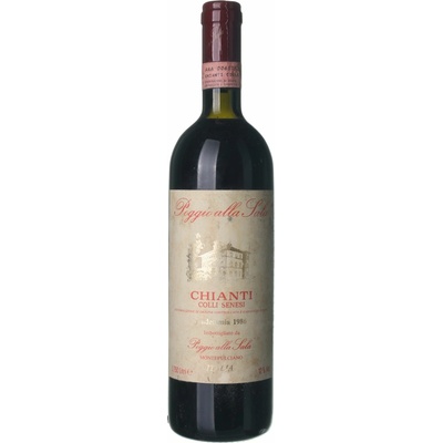 Poggio Alla Sala Chianti suché červené 1986 0,75 l (holá láhev)