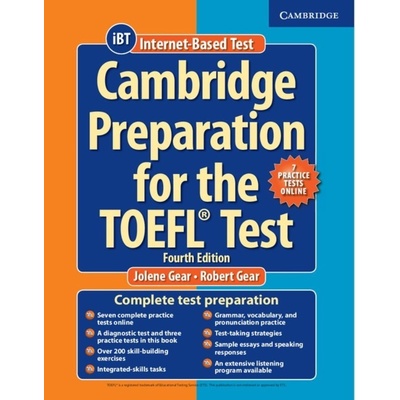 Cambridge Preparation for the TOEFL® Test Book with CD-ROM 4th Edition