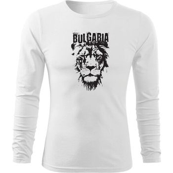 Image 1 of DRAGOWA fit-t Тениска с дълъг ръкав български лъв, бяла (37125)