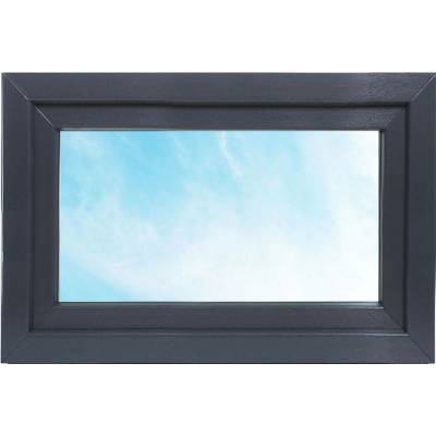 Solid Elements Premium OS 1, L, 90 × 60 cm, trojsklo, levé, antracit, bílé W2GDBCZTK1.0011